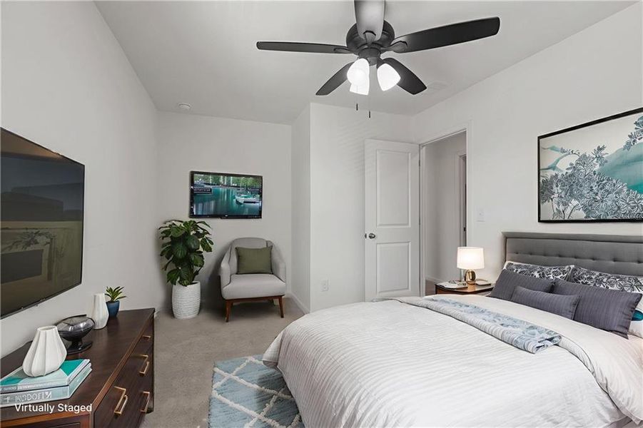 Furnished interior view inside a new home in , Winder (Image 12).