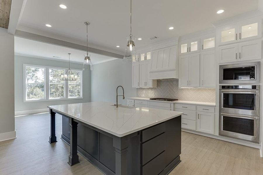 Furnished interior view inside a new home in , Buford (Image 10).