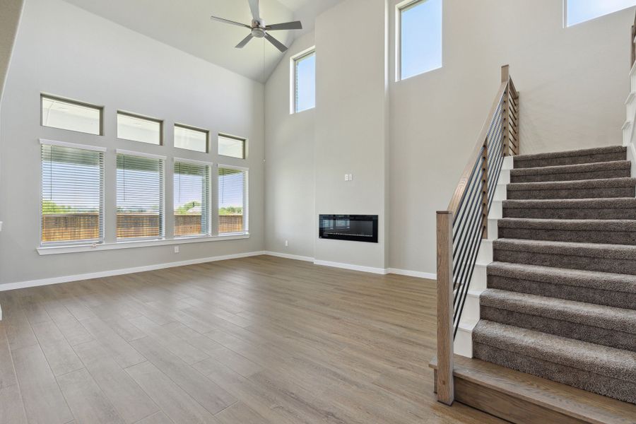 Living Room in the Henley home plan by Trophy Signature Homes – REPRESENTATIVE PHOTO