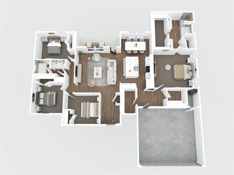View of room layout
