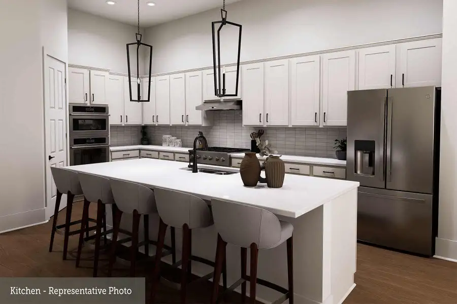 Representative furnished interior of a home built from the The Garland by David Weekley Homes in Brookewater 55’ Homesites, Rosenberg (Image 5).