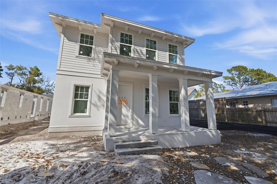 In-progress construction of a new home in , St. Petersburg, FL (Image 15).
