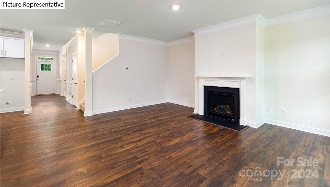 Family room w/Fireplace. Sample picture