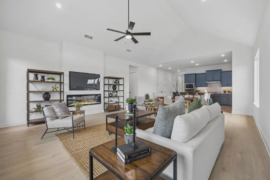 Furnished interior view inside a new home in Talia, Mesquite (Image 27).