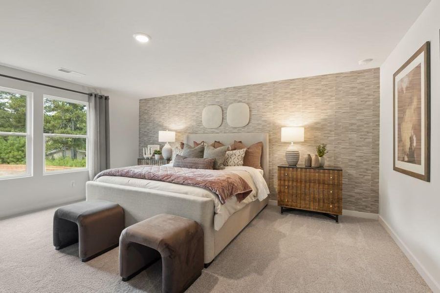 Furnished interior view inside a new home in Union Heights, Flowery Branch (Image 14).