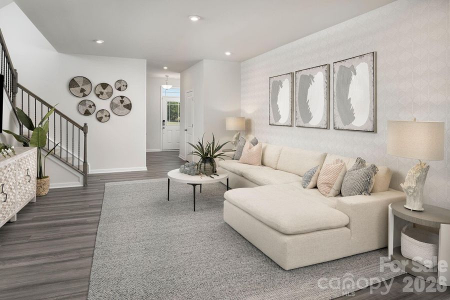 Photo shown is of a previously built Amira model for illustrative purposes. Home is currently under construction and may differ in exterior color, materials, and details.