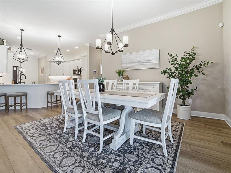 Furnished interior view inside a new home in , The Villages (Image 5). Furnished interior view inside a new home in , The Villages (Image 5).