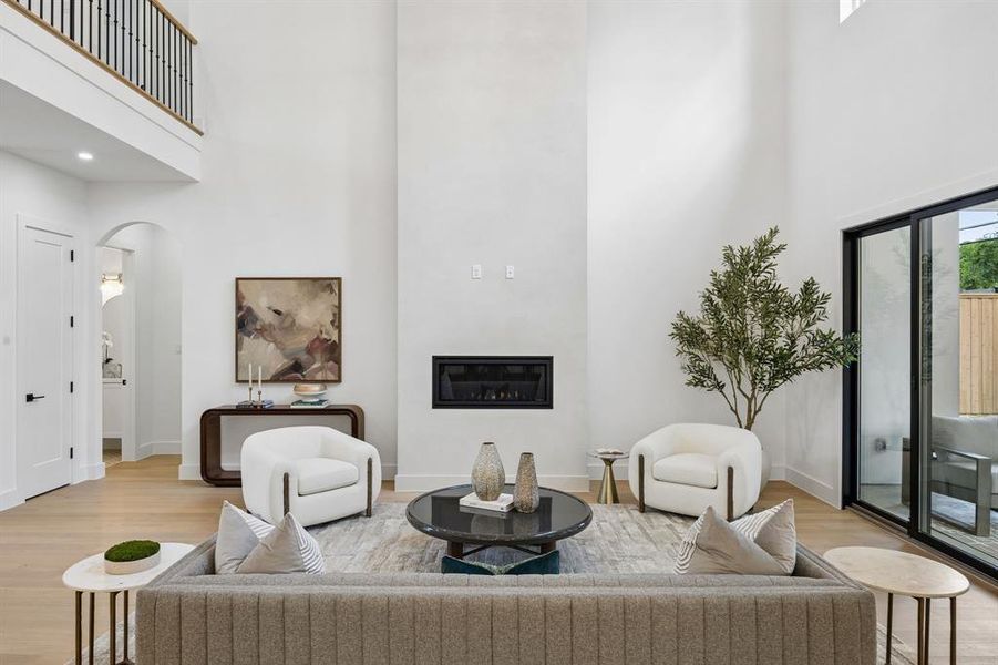 Furnished interior view inside a new home in , Dallas (Image 8).
