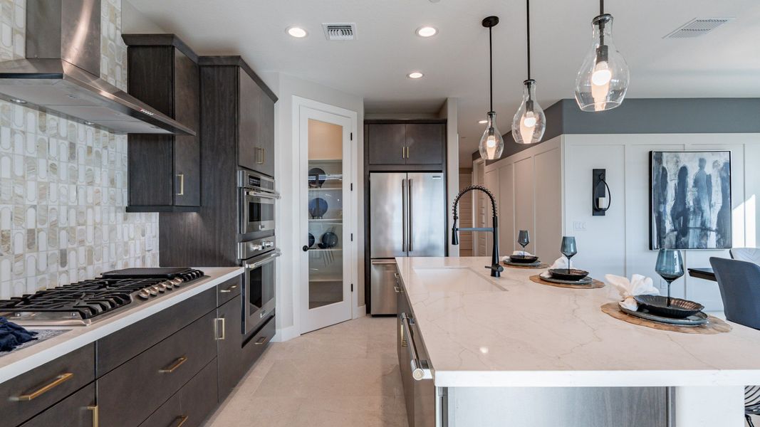 Representative furnished interior of a home built from the Bluebell by DRB Homes in Teravalis, Buckeye (Image 13).