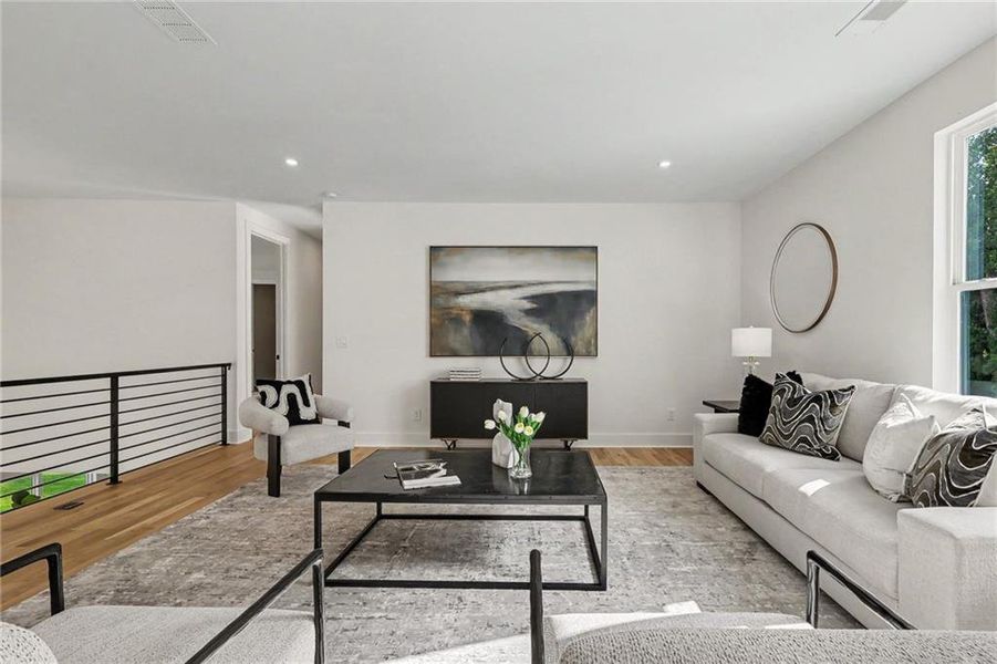 Furnished interior view inside a new home in , Atlanta (Image 12).