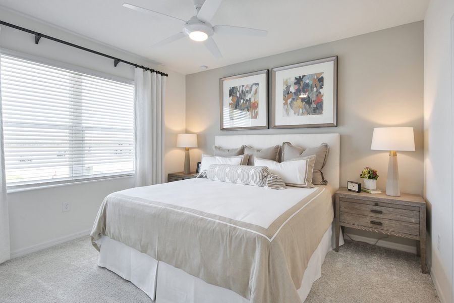 Representative furnished interior of a home built from the Morgan by Neal Communities in SkySail, Naples (Image 14).