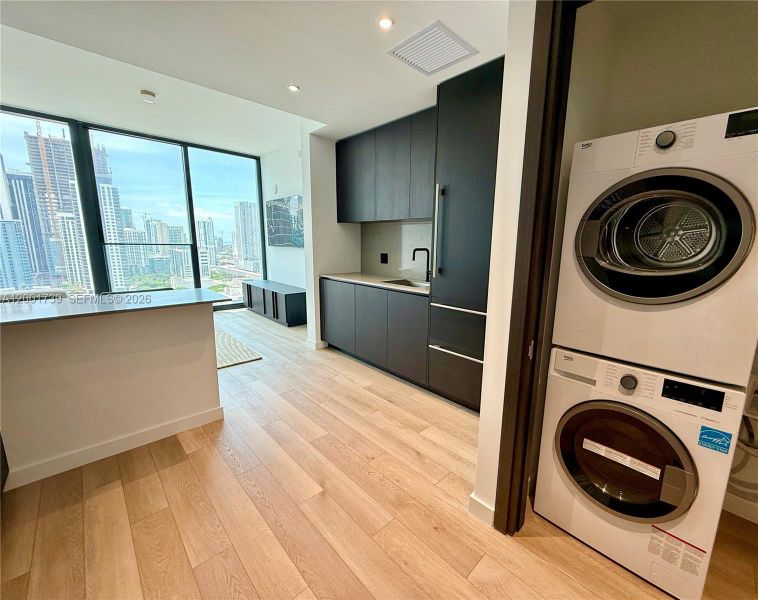 Furnished interior view inside a new home in , Miami (Image 9).