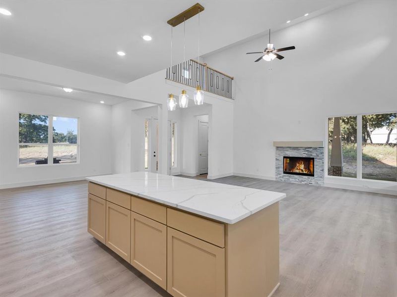 Furnished interior view inside a new home in , Sunset (Image 6). Furnished interior view inside a new home in , Sunset (Image 6).