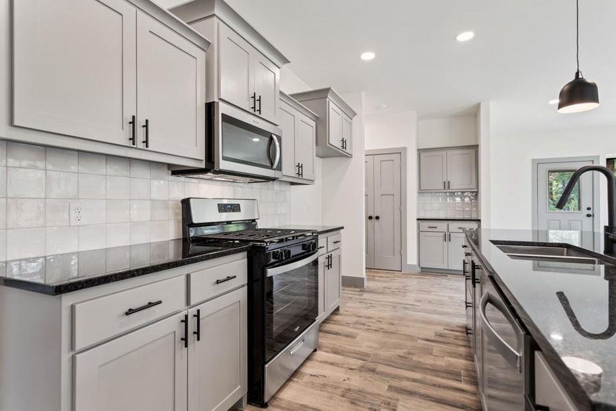 Furnished interior view inside a new home in , Lindale (Image 5). Furnished interior view inside a new home in , Lindale (Image 5).