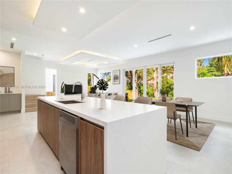 Furnished interior view inside a new home in , Fort Lauderdale (Image 17).