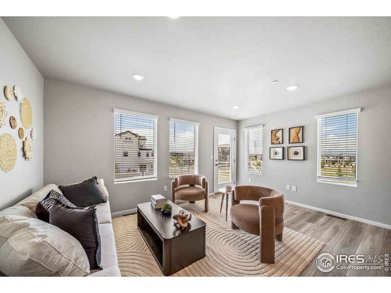 Furnished interior view inside a new home in , Johnstown (Image 37). Furnished interior view inside a new home in , Johnstown (Image 37).