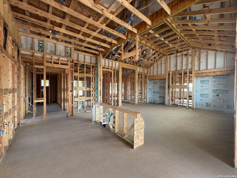In-progress construction of a new home in Waldsanger, New Braunfels, TX (Image 19).
