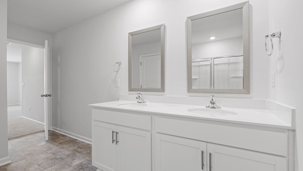 Furnished interior view inside a new home in Lightwood Cottages, Moore (Image 6).