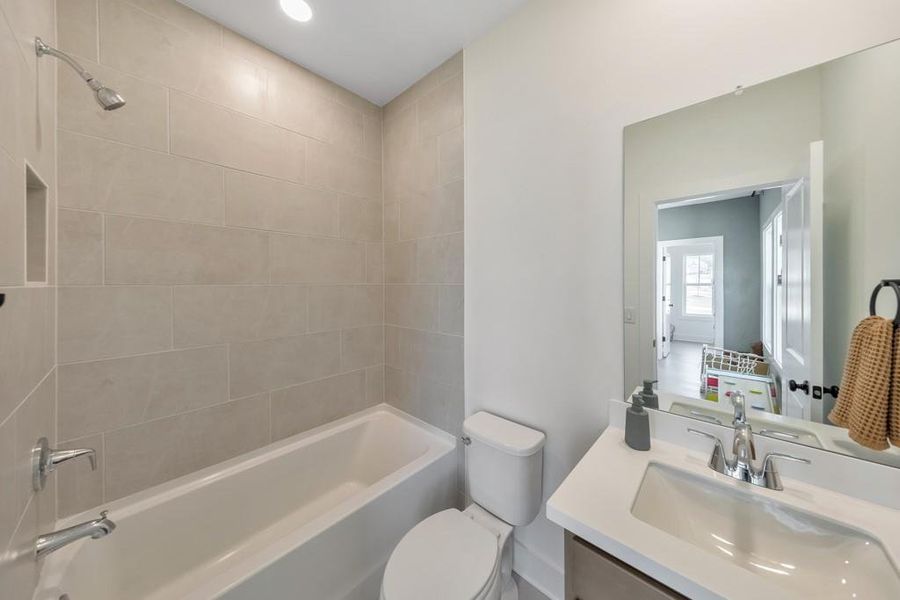 Furnished interior view inside a new home in , Woodstock (Image 19).