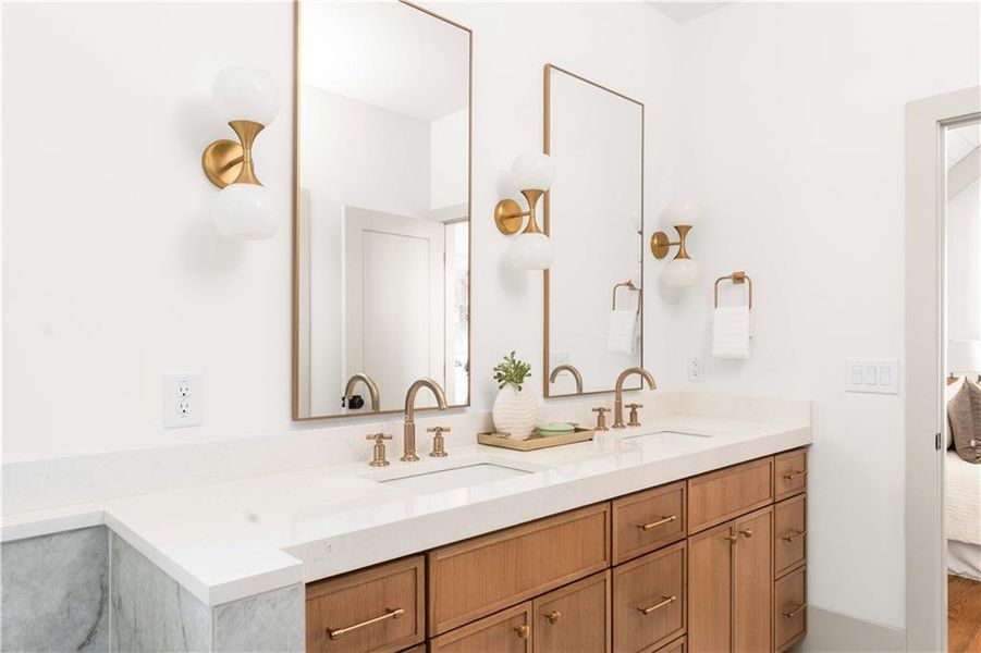 Furnished interior view inside a new home in , Decatur (Image 43).