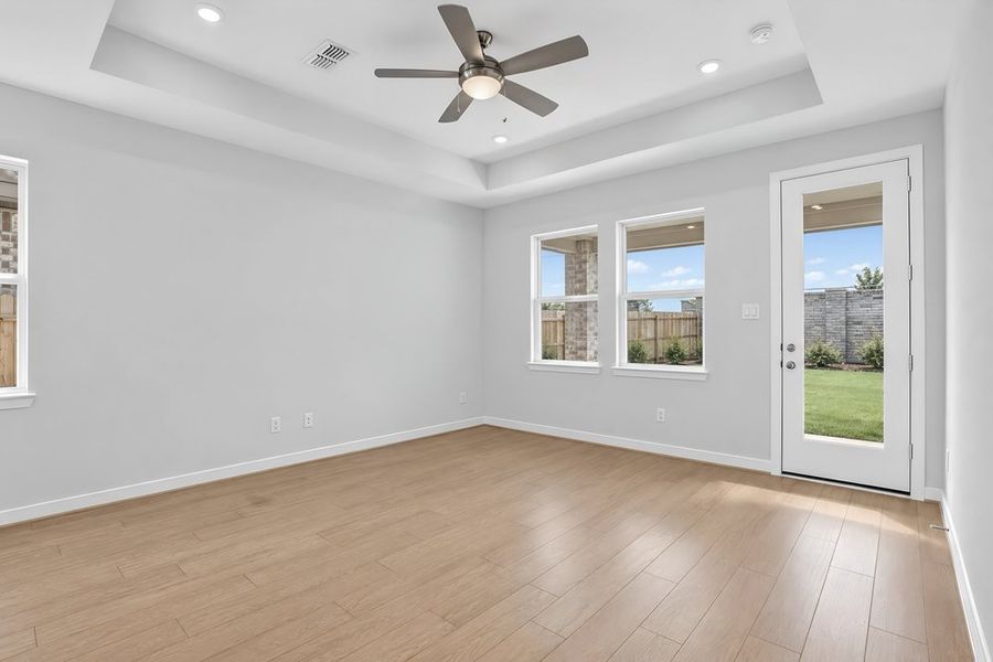 Spacious, unfurnished interior of a new home in Avalon at Cypress, Cypress (Image 13).