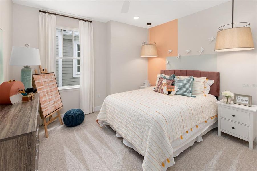 Furnished interior view inside a new home in Celebration - Island Village, Celebration (Image 17). Furnished interior view inside a new home in Celebration - Island Village, Celebration (Image 17).