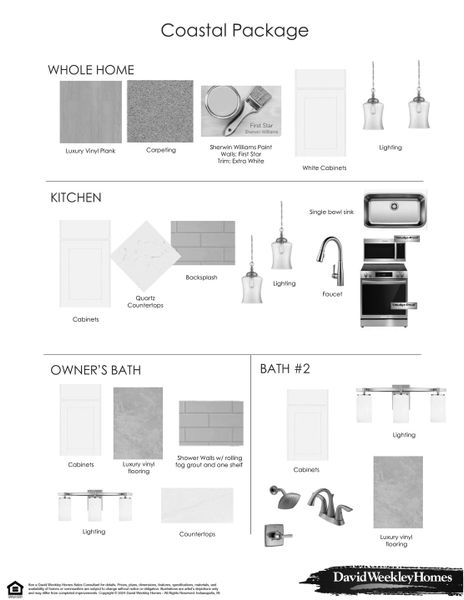 Sample of building materials used in homes in Central Living at Craig, Charlotte (Image 8).