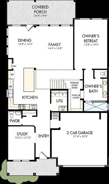 2D floor plan layout of this home in Davis Ranch 50', San Antonio, TX (Image 2). 2D floor plan layout of this home in Davis Ranch 50', San Antonio, TX (Image 2).