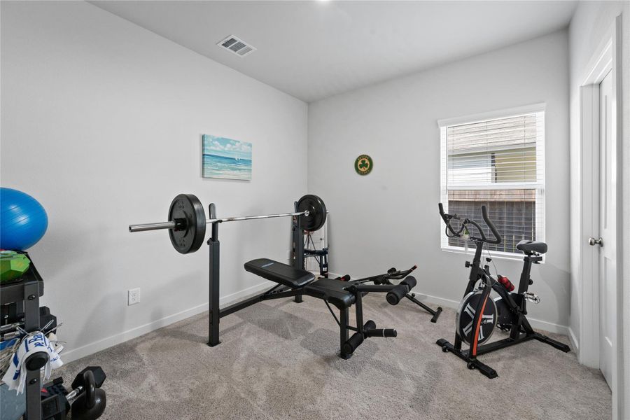 Furnished interior view inside a new home in Sherwood Glen, Conroe (Image 22).