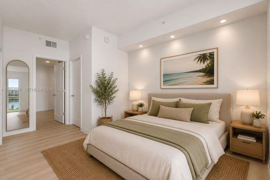 Furnished interior view inside a new home in , Orlando (Image 15).