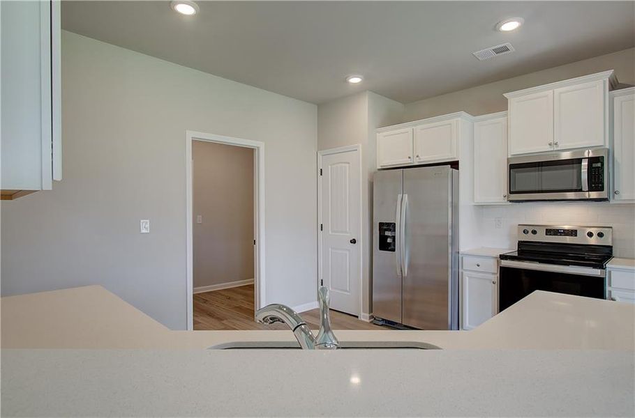Furnished interior view inside a new home in Towne Center, Hampton (Image 8). Furnished interior view inside a new home in Towne Center, Hampton (Image 8).