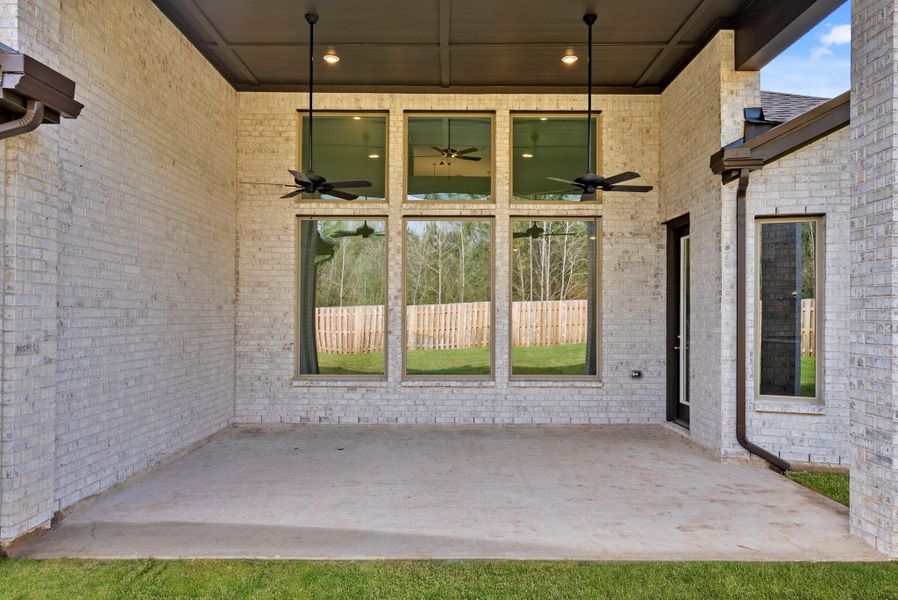 Exterior details and patio area of a home in COLTON, Montgomery (Image 4).