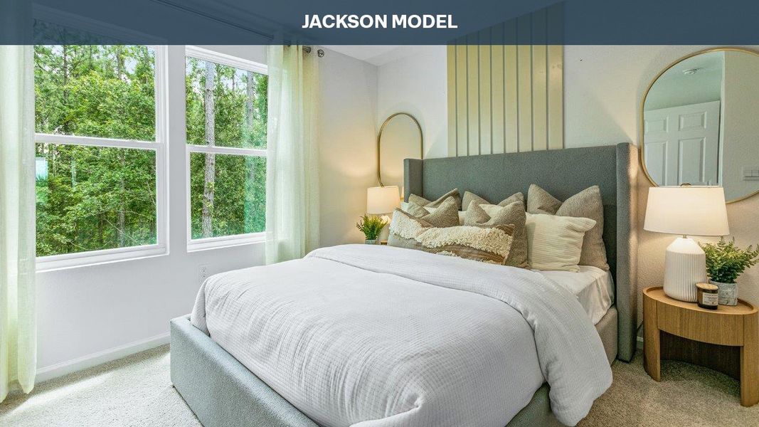 Furnished interior view inside a new home in Stokes Landing, St. Augustine (Image 10).