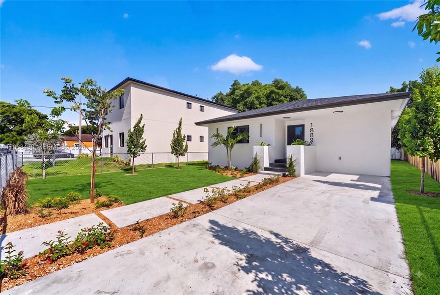 Exterior details and patio area of a home in , Miami (Image 24). Exterior details and patio area of a home in , Miami (Image 24).