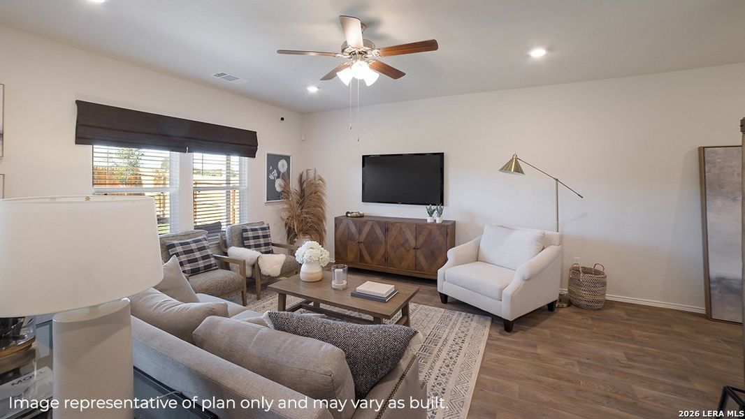 Furnished interior view inside a new home in Veranda, San Antonio (Image 6).