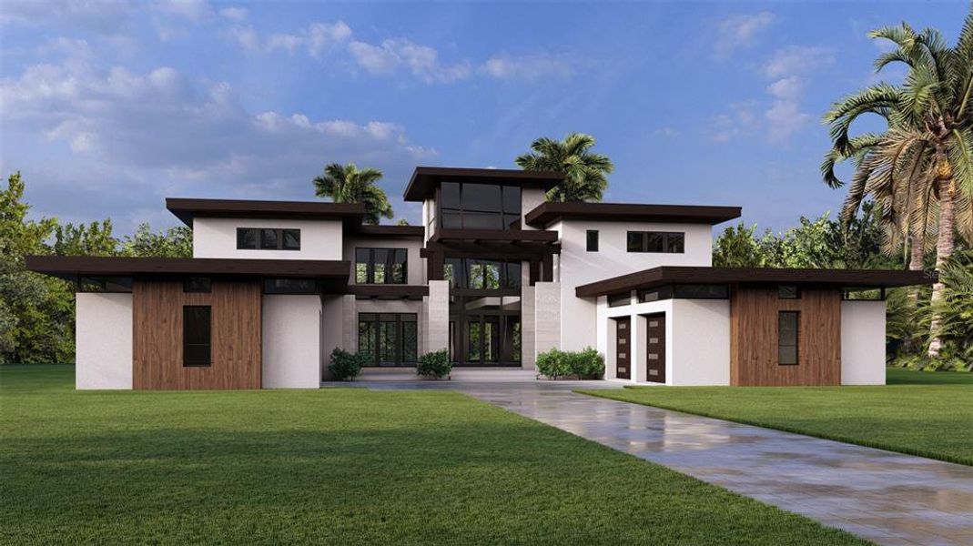 Front exterior of a new home in , Odessa, FL, highlighting curb appeal (Image 9). Front exterior of a new home in , Odessa, FL, highlighting curb appeal (Image 9).