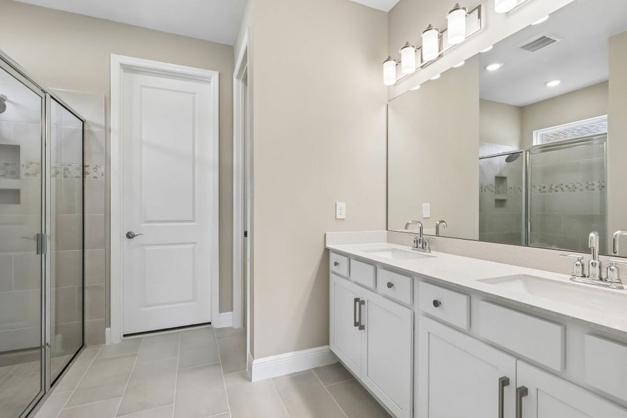 Furnished interior view inside a new home in Legends Preserve - Signature Series, Daytona Beach (Image 5).