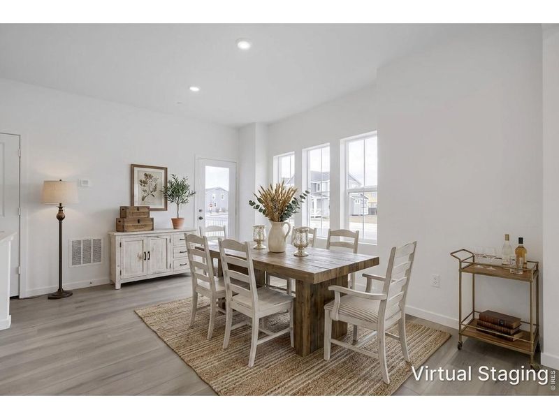Furnished interior view inside a new home in Timber Lark, Fort Collins (Image 10).