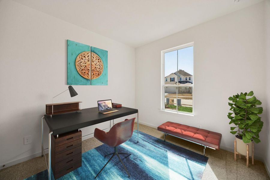 Furnished interior view inside a new home in Montgomery Bend, Montgomery (Image 14).