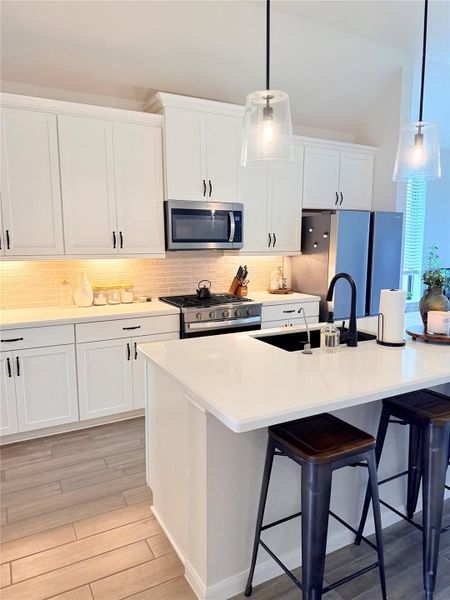 Furnished interior view inside a new home in , Richmond (Image 9).