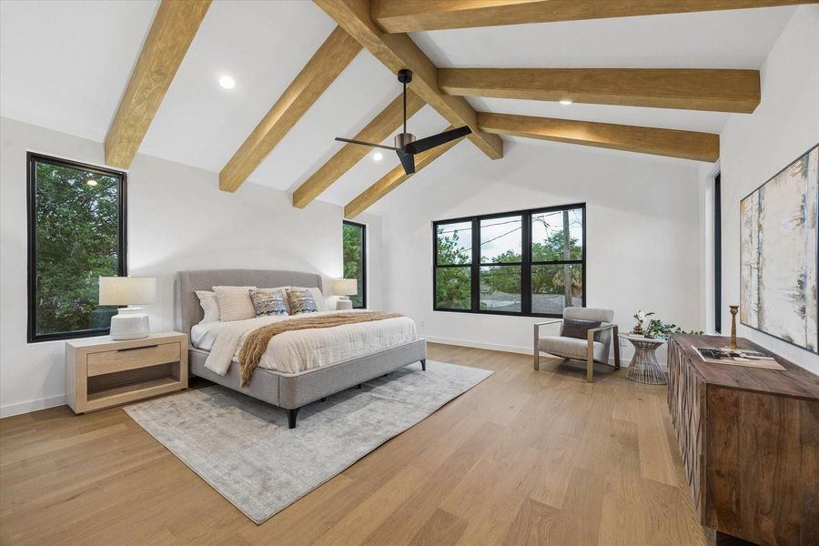 Furnished interior view inside a new home in , Houston (Image 27).