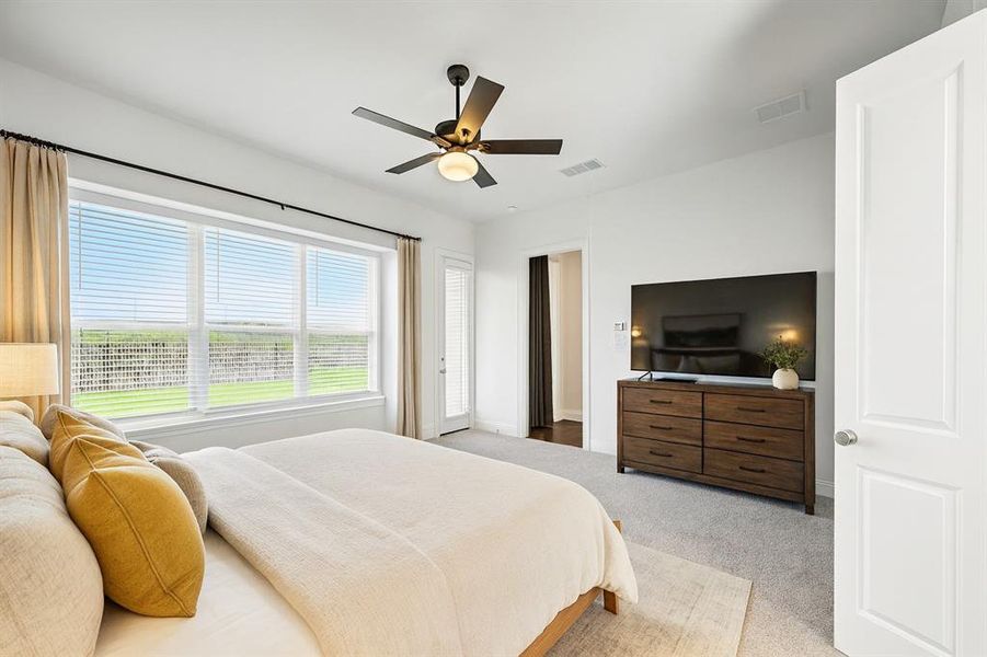 Primary Bedroom Virtually Staged