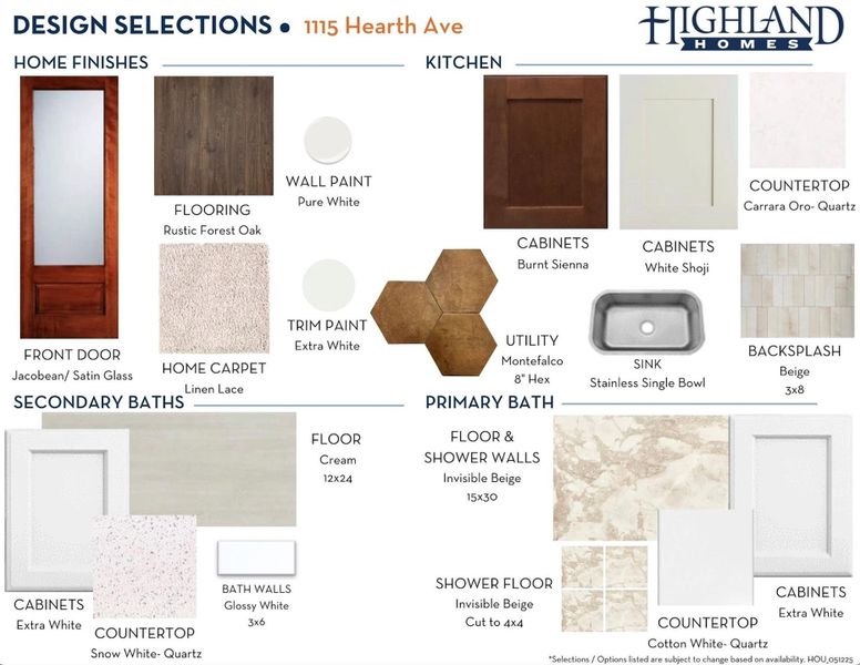 Design Selections Design Selections