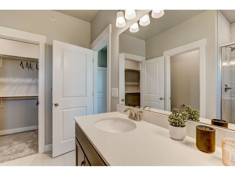 Furnished interior view inside a new home in Highlands at Fox Hill - Discovery, Longmont (Image 26).
