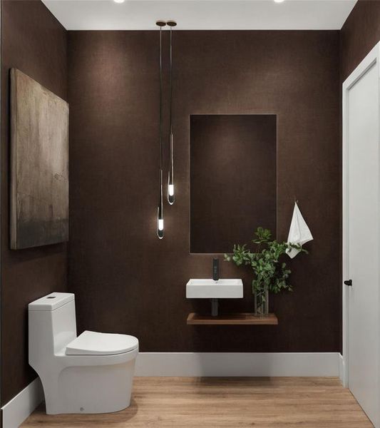 Furnished interior view inside a new home in , Dallas (Image 11).