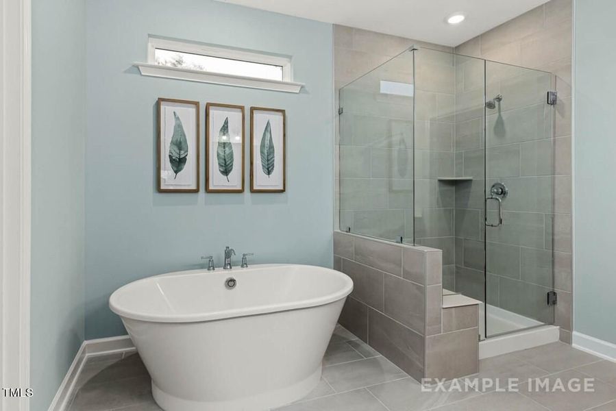 Furnished interior view inside a new home in Glenmere, Knightdale (Image 23).