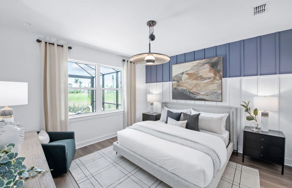 Furnished interior view inside a new home in Del Webb Sunchase, Parrish (Image 16).