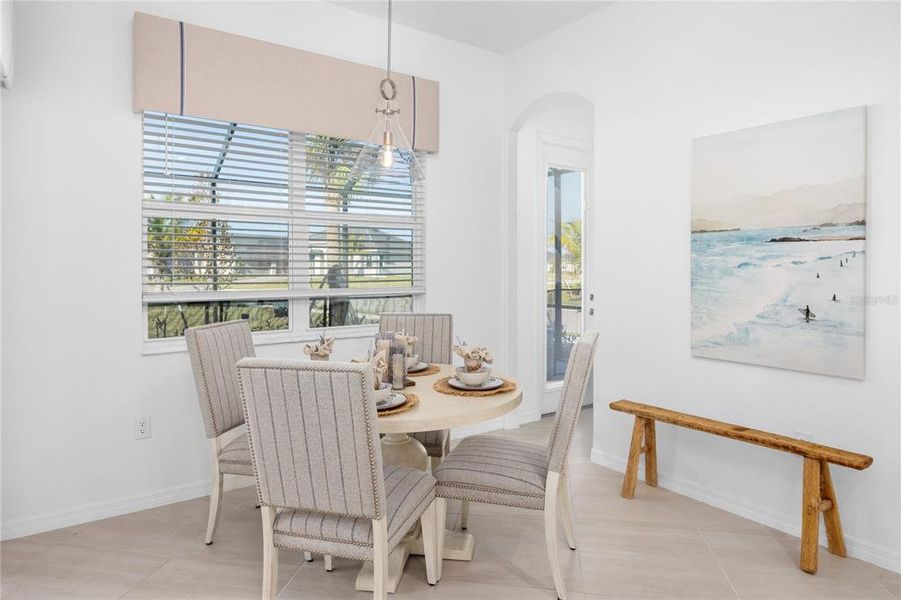 Furnished interior view inside a new home in Calusa Country Club, Lakewood Ranch (Image 7).