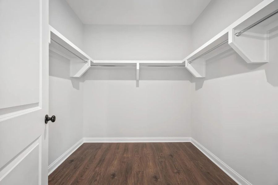 The Wellsley B Primary Suite Closet