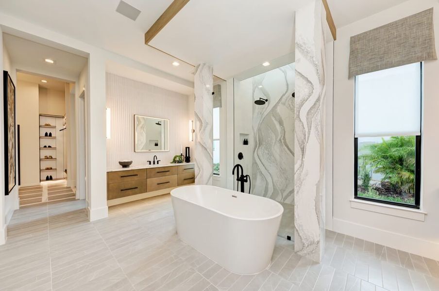Representative furnished interior of a home built from the Solstice by Lee Wetherington Homes in Star Farms, Lakewood Ranch (Image 14).